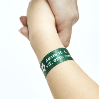 Pulseras de tela impresa